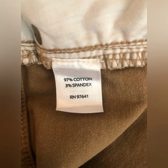 J.Jill Straight Slim Boyfriend Brown Pants Size 14 - Picture 7 of 9